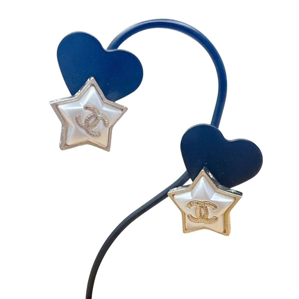 CHANEL ココマーク 星 ピアス シャネル ココマーク 星ピアス 秋冬コレクション ピアス CHANEL