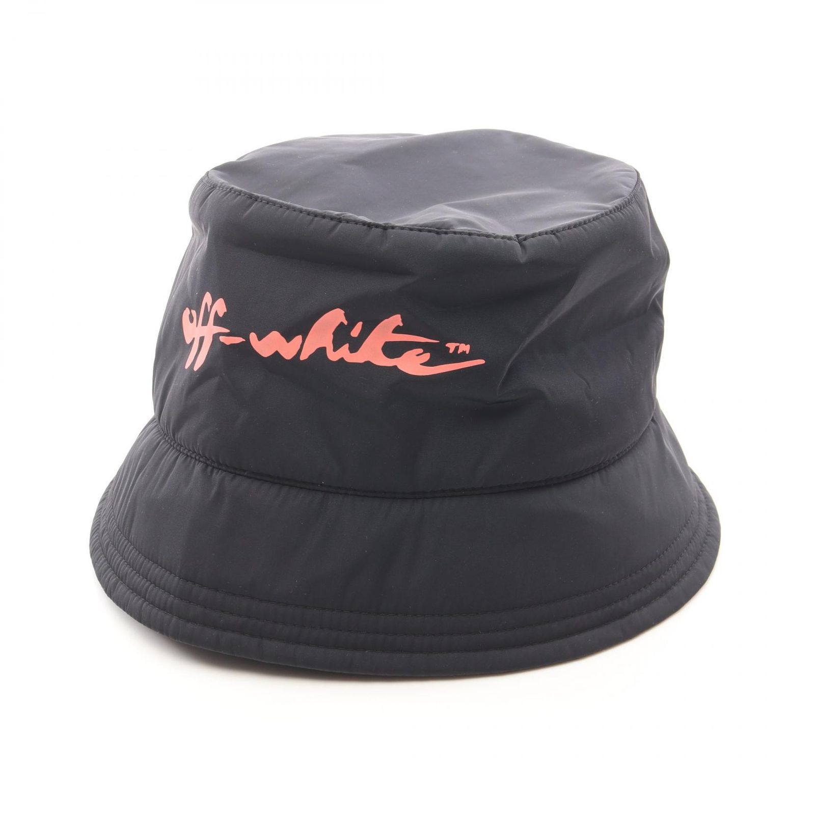OFF-WHITE オフホワイト Off Script ロゴプリント バケット ハット