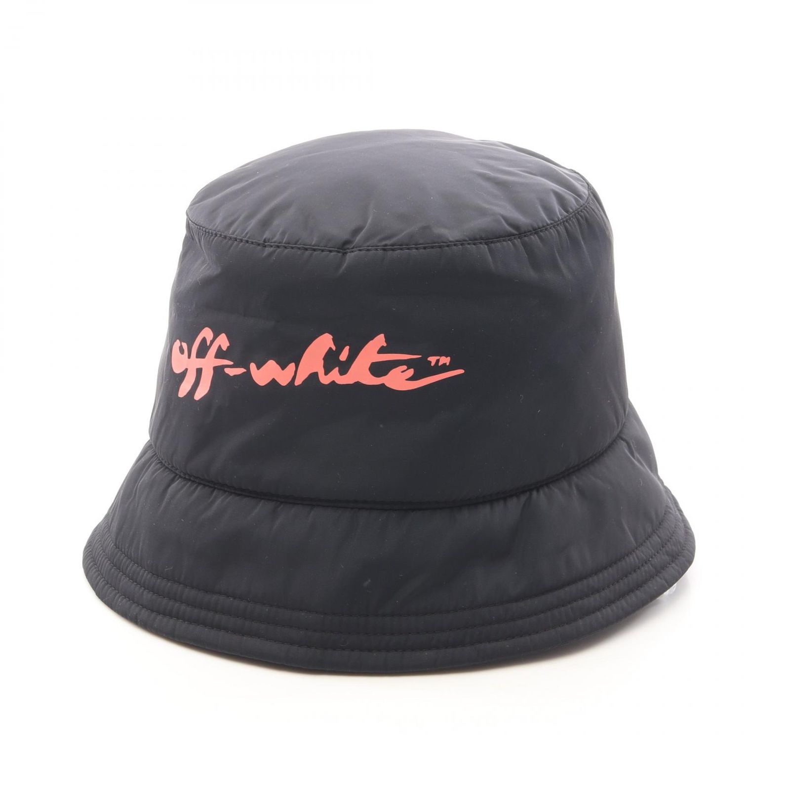OFF-WHITE オフホワイト Off Script ロゴプリント バケット ハット