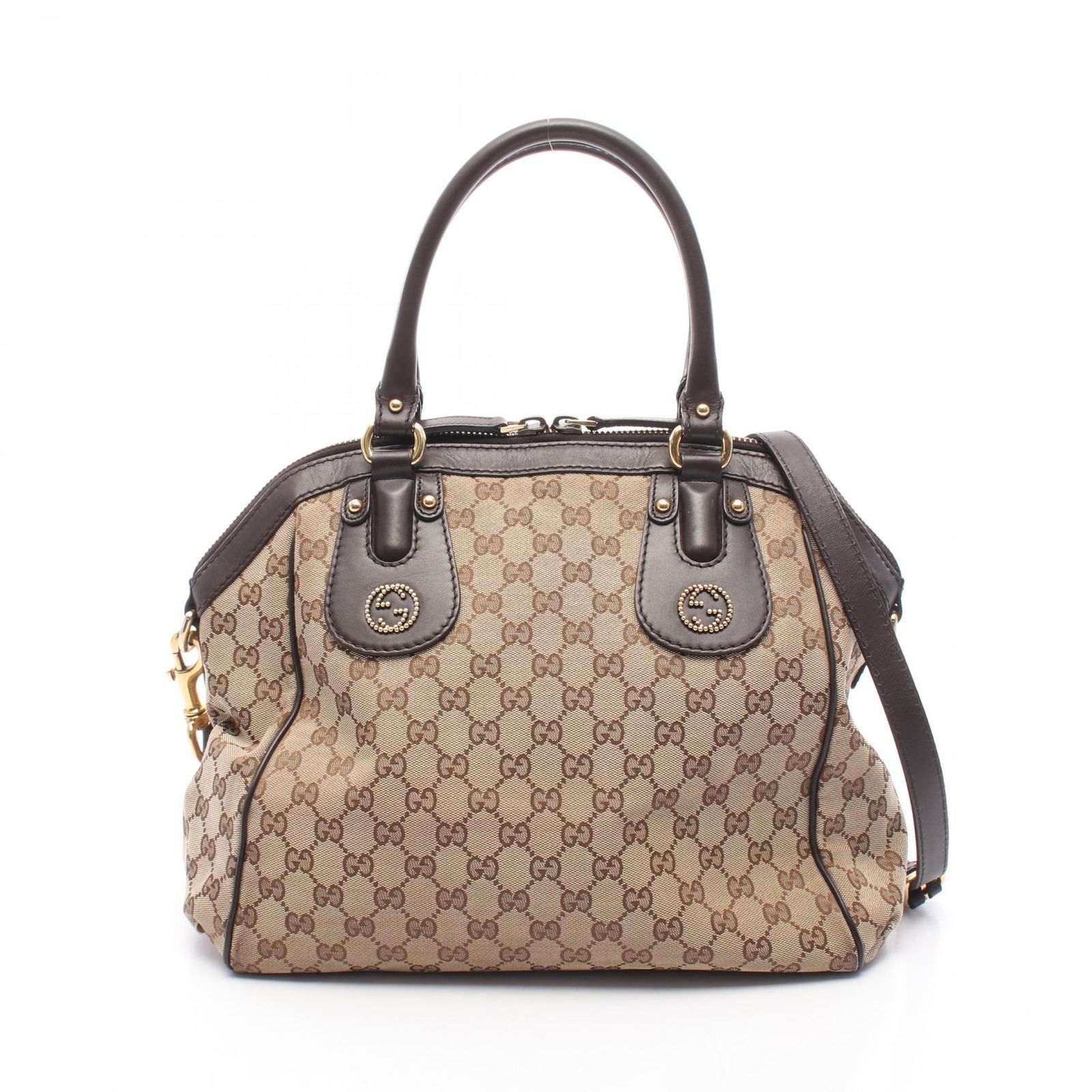 GUCCI グッチ スカーレット GGキャンバス 2WAY ハンドバッグ