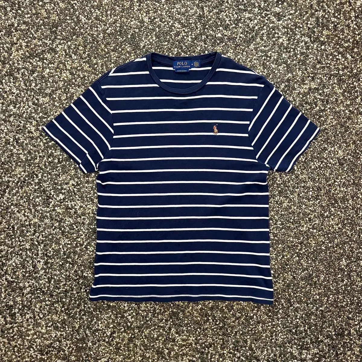 ラルフローレン ポロ ストライプ Tシャツ (M)