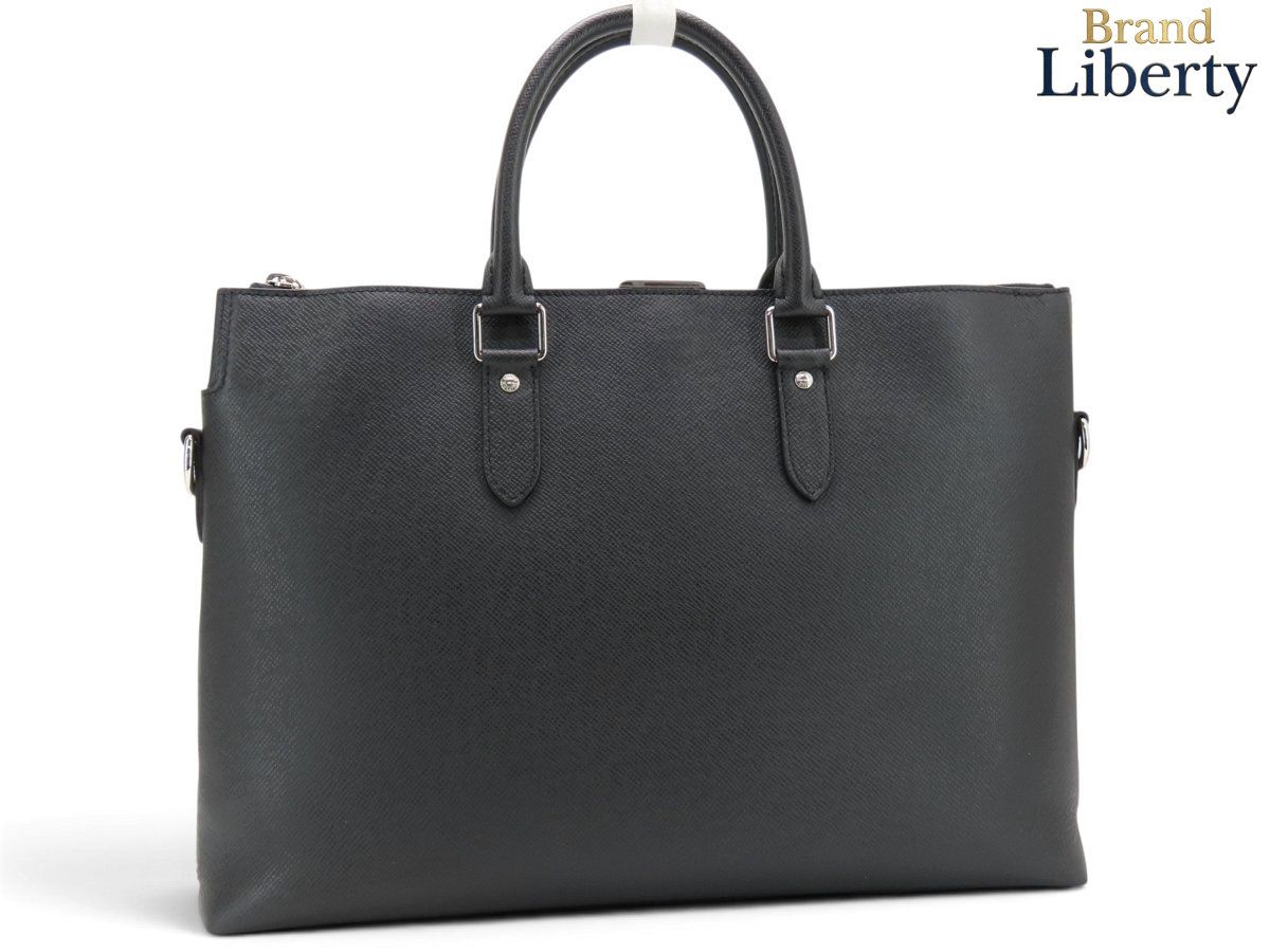 【ほぼ新品】ルイヴィトン LOUIS VUITTON タイガ アントン ビジネスバッグ ブリーフケース 書類カバン ノワール ブラック レザー M33416