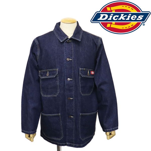 Dickies (ディッキーズ) DO2012 カイハラデニム チョアコート 全2色 DK029 ダークユーズド(濃色ブルー) Lサイズ