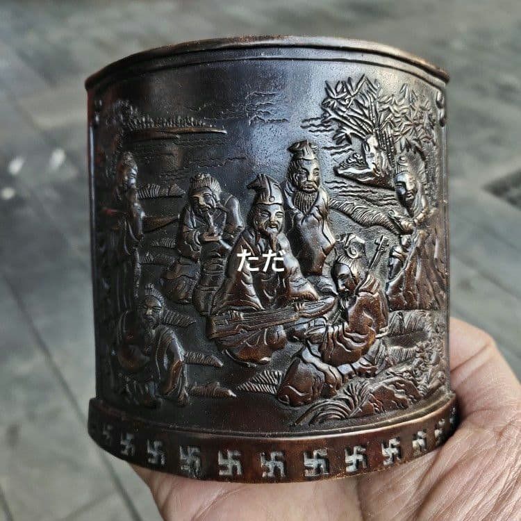 銅器 筆箱 弧筆箱 書道具 文房具 現代工芸品 美術品 置物 銅器 筆箱 弧筆箱 書道具 文房具 現代工芸品 美術品 置物 - メルカリ