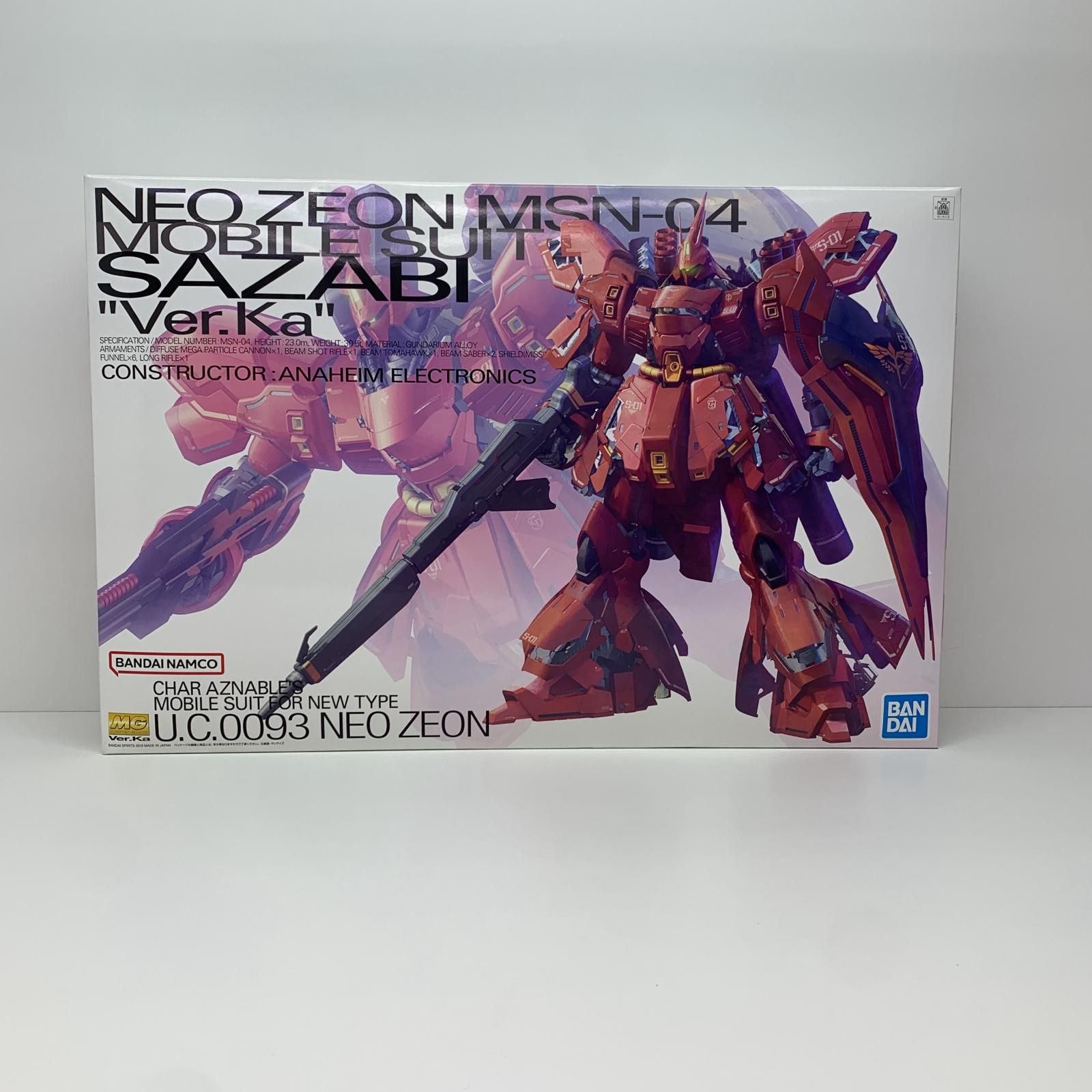 【物流センター】 中古 1/100MGMSN-04サザビーVer.Ka「機動戦士ガンダム逆
