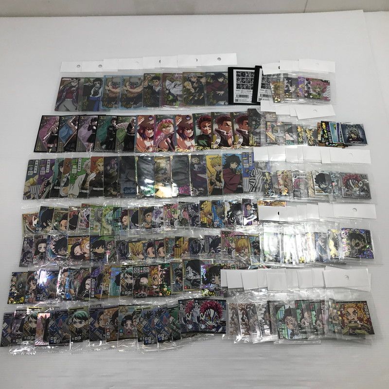 ウエハース　シール　カード　350点 まとめ売りセット 中古品】 鬼滅の刃 シール カード 大量 セット ウエハース付属シール等