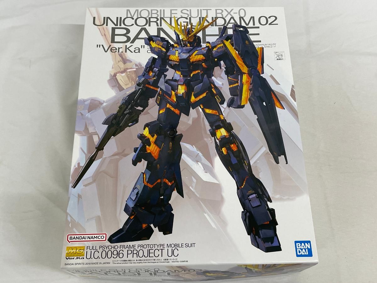 【未開封】MG 機動戦士ガンダムUC ユニコーンガンダム2号機 バンシィ Ver.Ka 1/100スケール 色分け済みプラモデル
