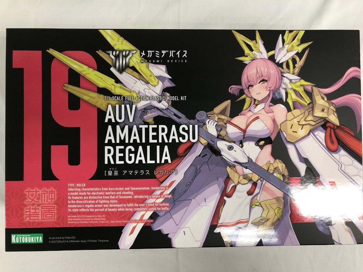 【未開封】メガミデバイス 皇巫 アマテラス レガリア 全高約180mm 1/1スケール プラモデル
