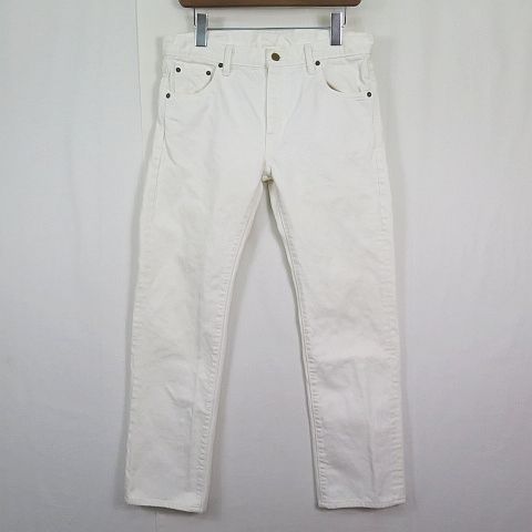 ネイバーフッド NEIGHBORHOOD BULLS EYE NARROW / C-PT デニムパンツ M ホワイト 141BENH-PTM03 2sa7308