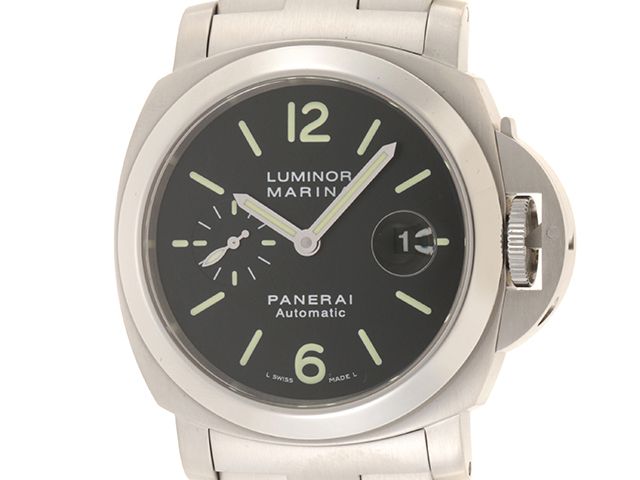 PANERAI パネライ ルミノール マリーナ PAM00299 腕時計 ステンレススチール ブラック文字盤 自動巻き メンズ【中古】472