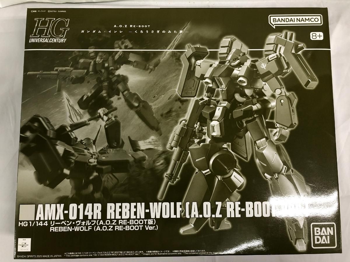 【未開封】HG 1/144 AMX-014R リーベン・ヴォルフ(A.O.Z RE-BOOT版)「A.O.Z RE-BOOT ガンダム・インレ-くろうさぎのみた夢-」 プレバン限定