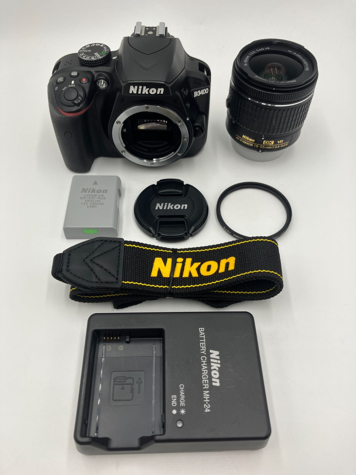 【動作確認済】Nikon D3400 AF-P DX NIKKOR 18-55mm VR レンズキット