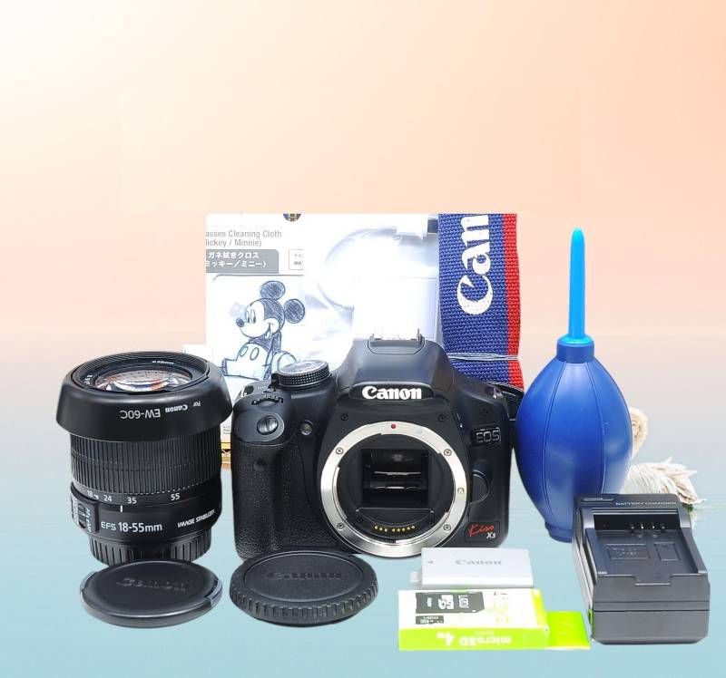 Canon EOS Kiss X3 手ぶれ補正レンズセット スマホ転送OK 初心者おすすめ