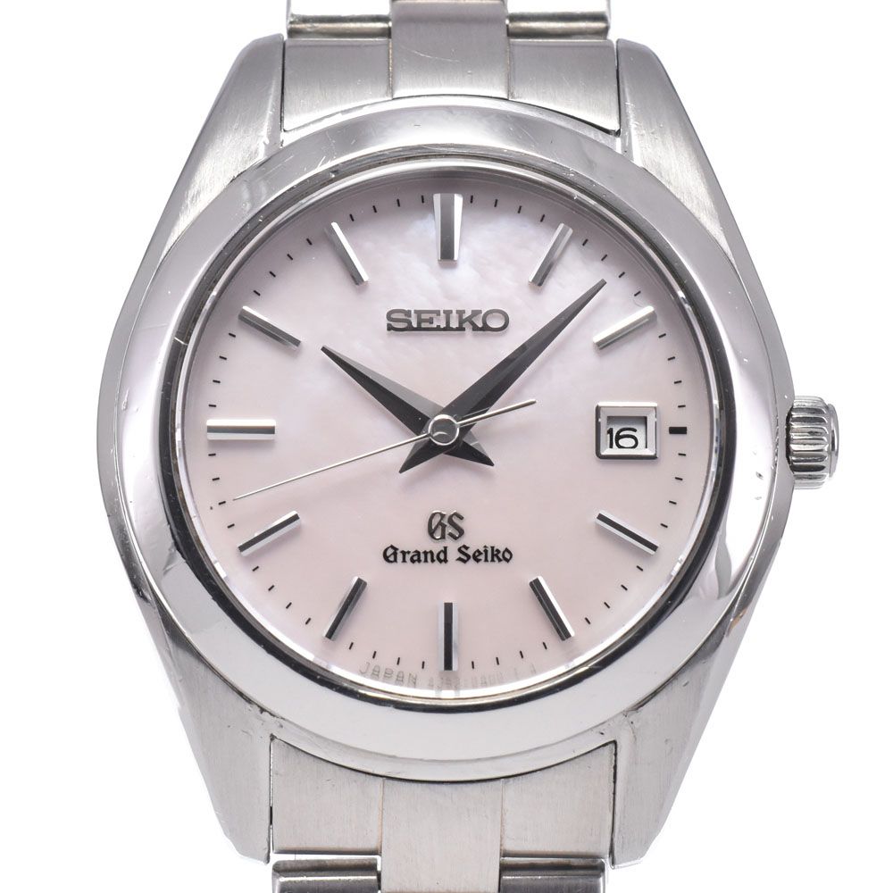 セイコー SEIKO STGF067/4J52-0AB0 グランドセイコー デイト ホワイトシェル クォーツ レディース 良品 箱付き 腕時計 M#148362