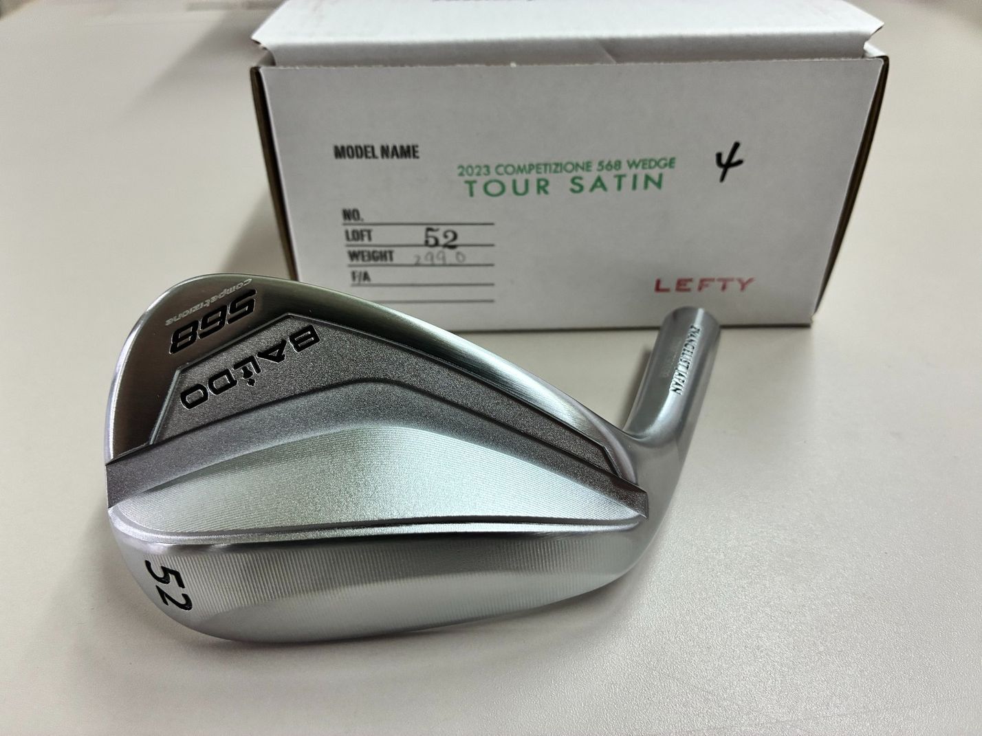 バルド BALDO 2023 568 サテン左52度 ヘッド単品 新古品