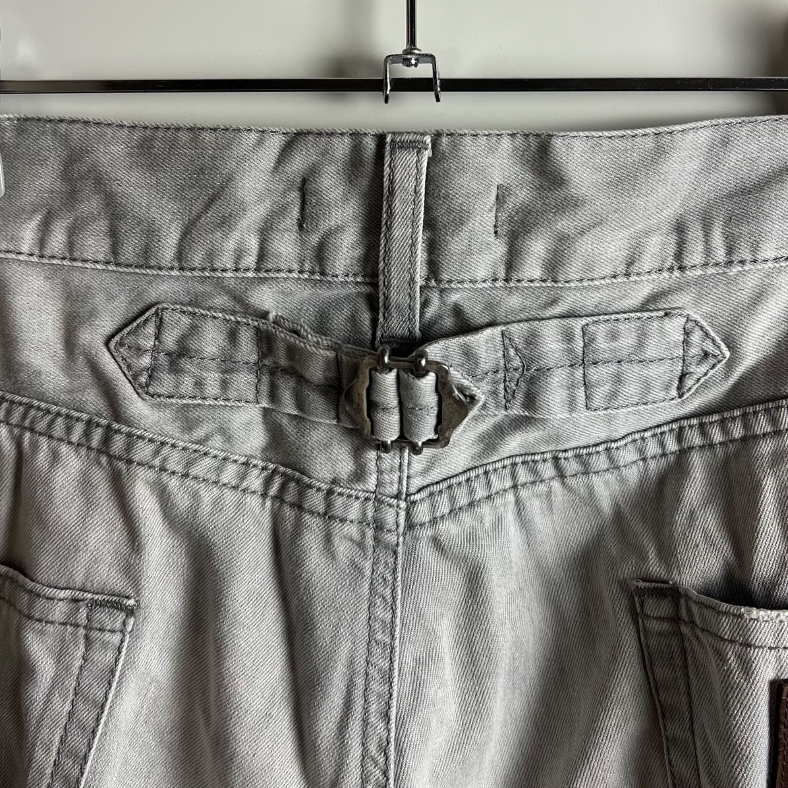 DOLCE & GABBANA y2k archive fade denim half pants 50 XL ドルチェ