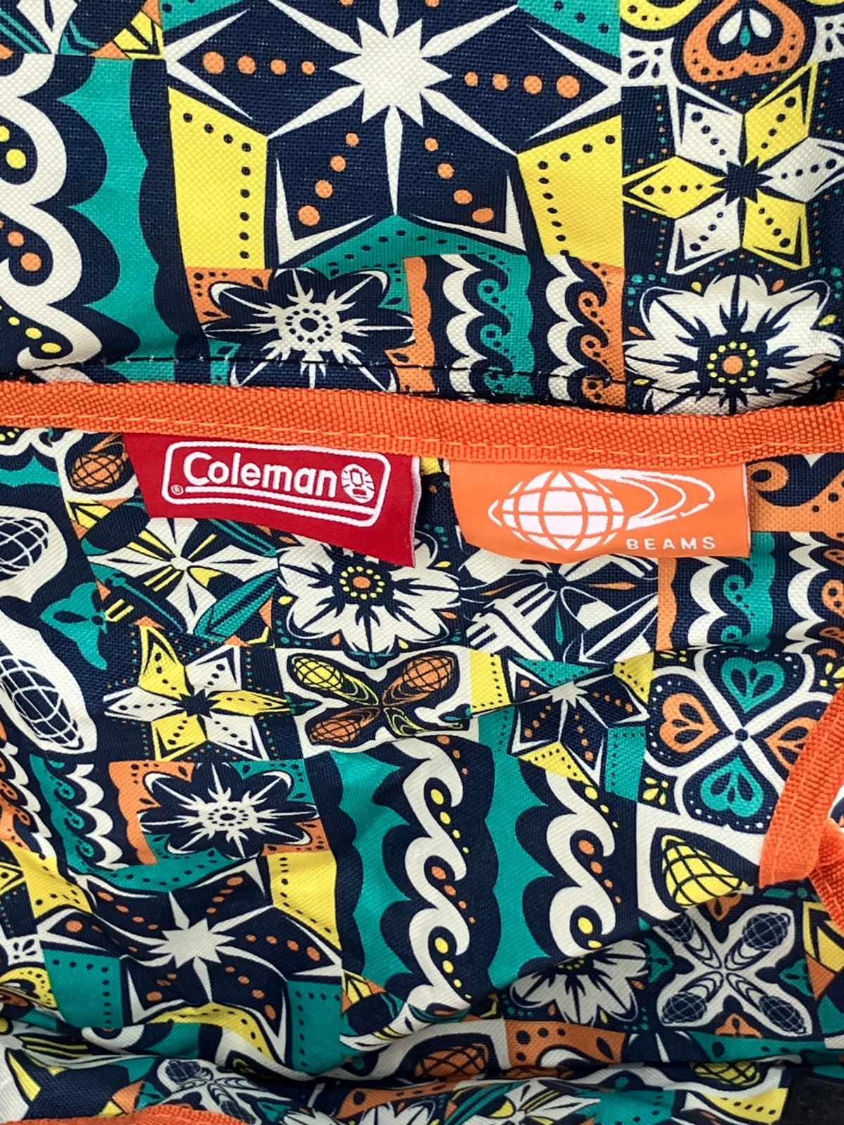 美品】Coleman + BEAMS 二人掛け折りたたみチェア チェア No.6174