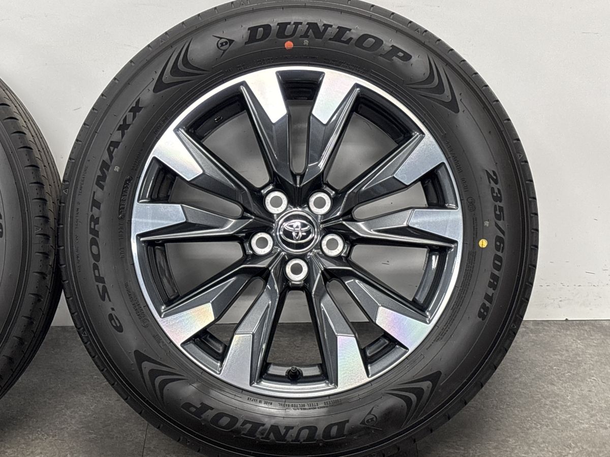 新車外し トヨタ 純正タイヤ・ホイール 235/60R18 bZ4X RAV4 2026年製 新車外し品】トヨタ RAV4 Zグレード 純正 18in 7.5J +40
