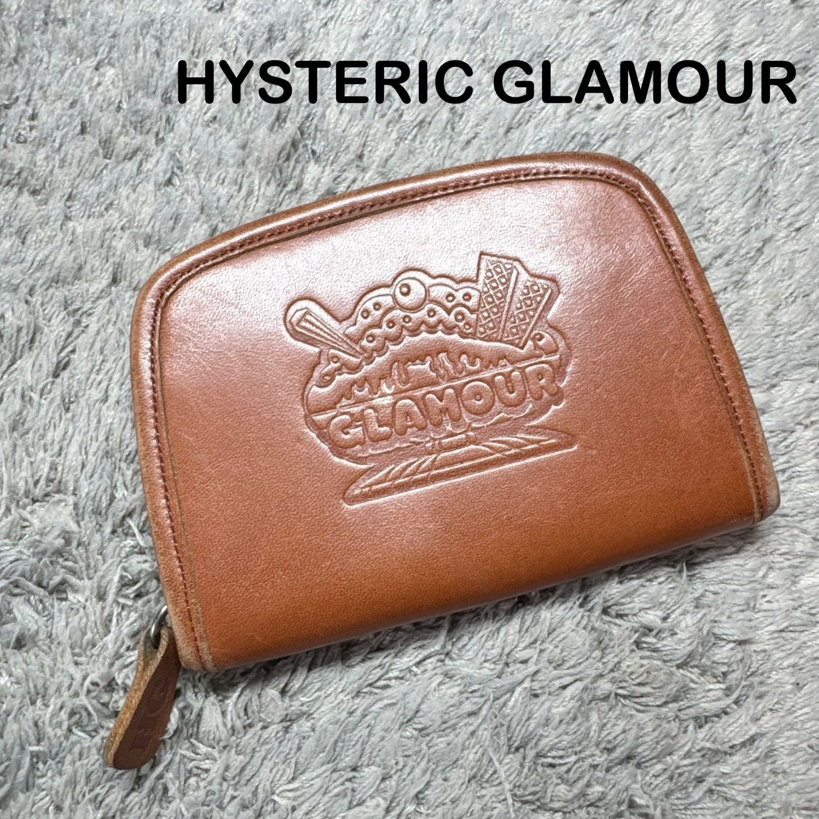HYSTERIC GLAMOUR ヒステリックグラマー 折り財布 レザー ブラウン