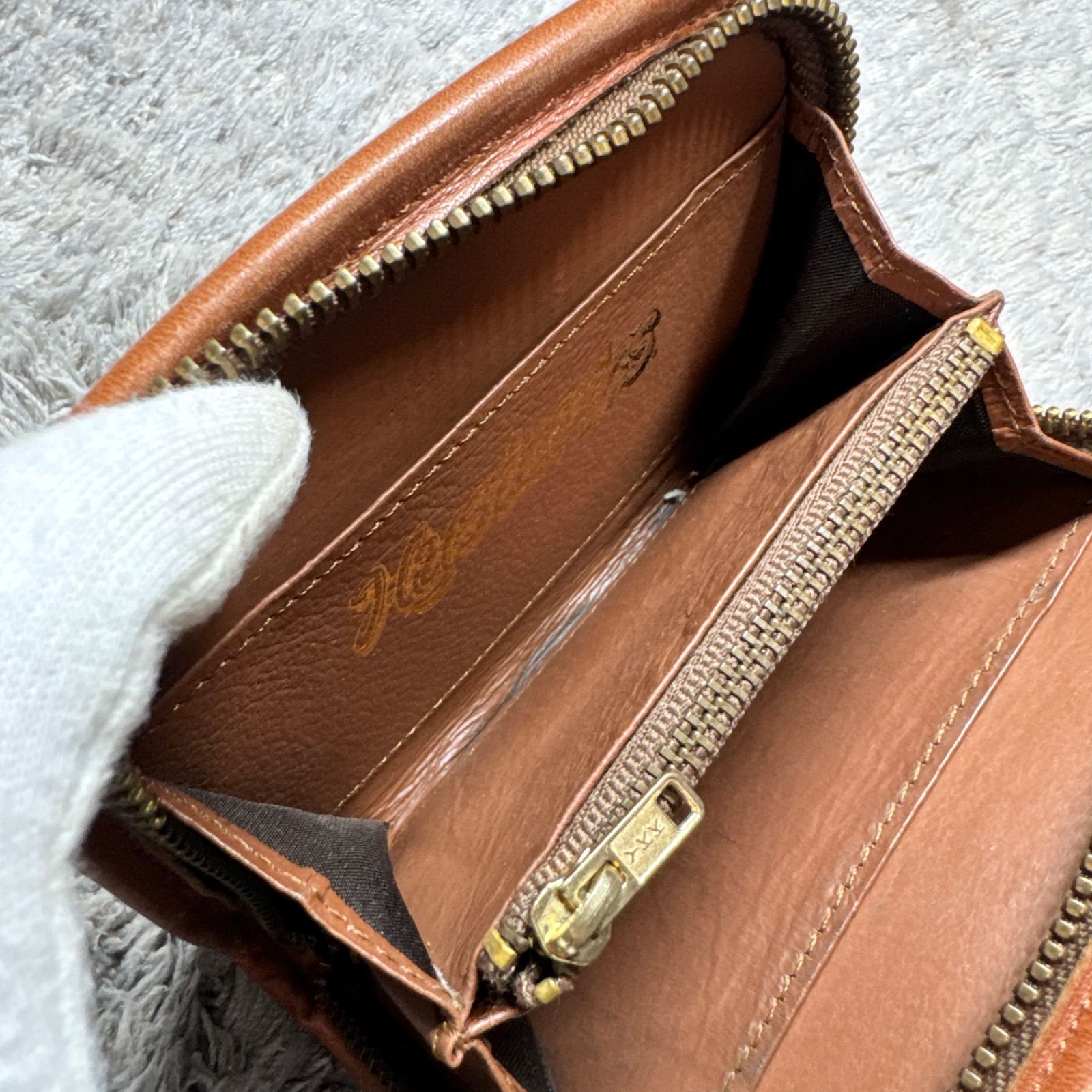 HYSTERIC GLAMOUR ヒステリックグラマー 折り財布 レザー ブラウン