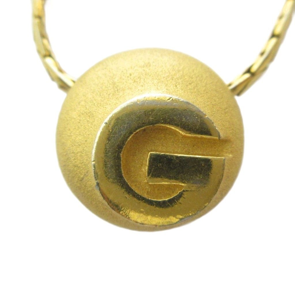ジバンシィ GIVENCHY ネックレス アクセサリー ペンダント Gロゴ ゴールド色 ■GY18 /MQ