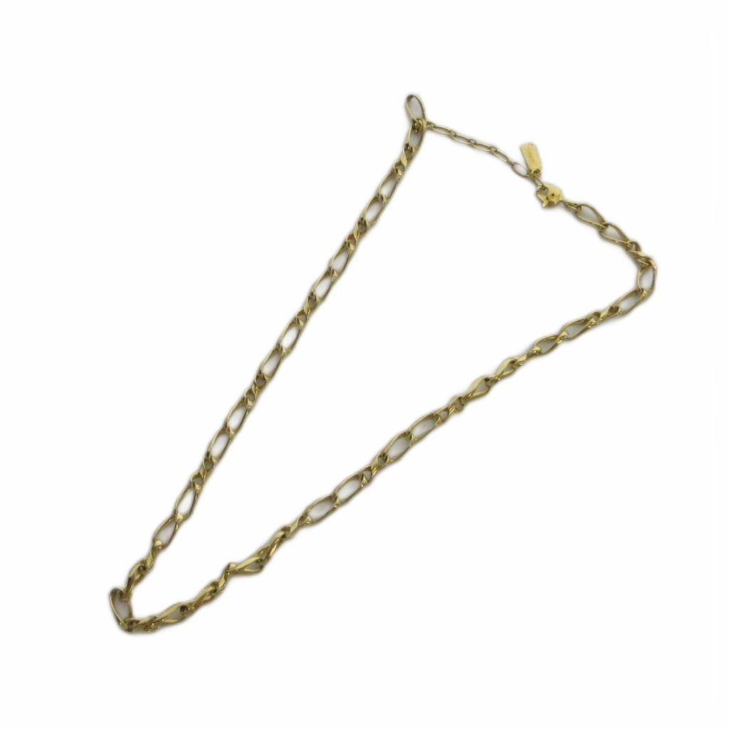 バルマン BALMAIN ネックレス アクセサリー ロゴ チェーン ゴールド色 ■GY18 /MQ