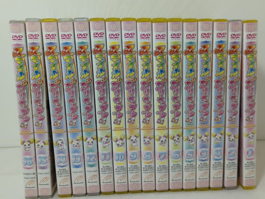 アニメDVD スマイルプリキュア 初回全16巻 セット - メルカリ