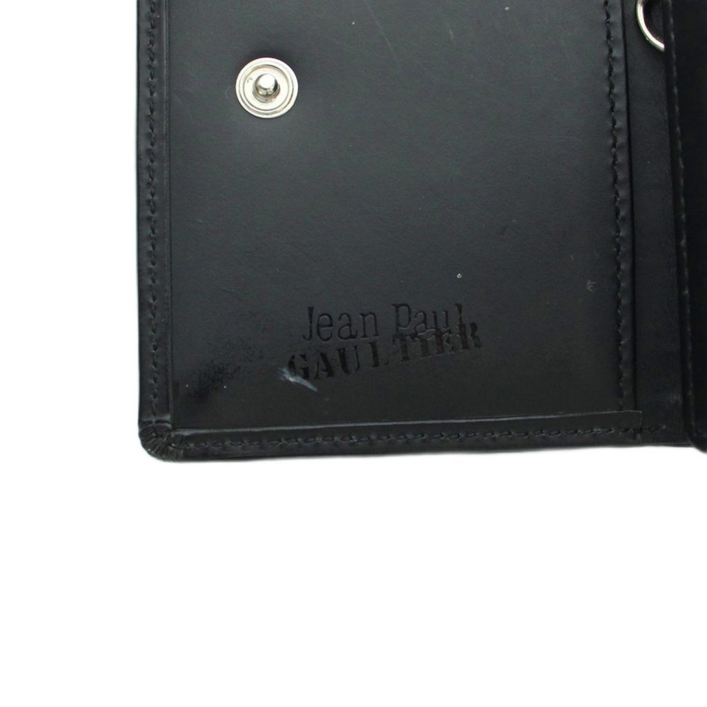 jean paul gaultier ブラック三つ折り財布 Jean Paul Gaultier ブラックレザー三つ折り財布 カテゴリー 【公式通販】