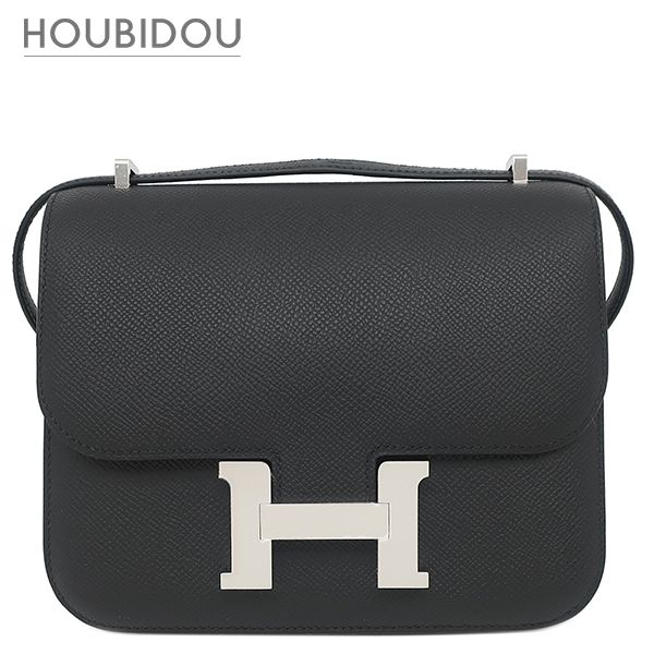 エルメス HERMES ショルダーバッグ コンスタンス3 ミニ ミロワール ヴォーエプソン ブラック シルバー金具 新品 未使用 黒 2026年製 G 【箱】【中古】 861,595円