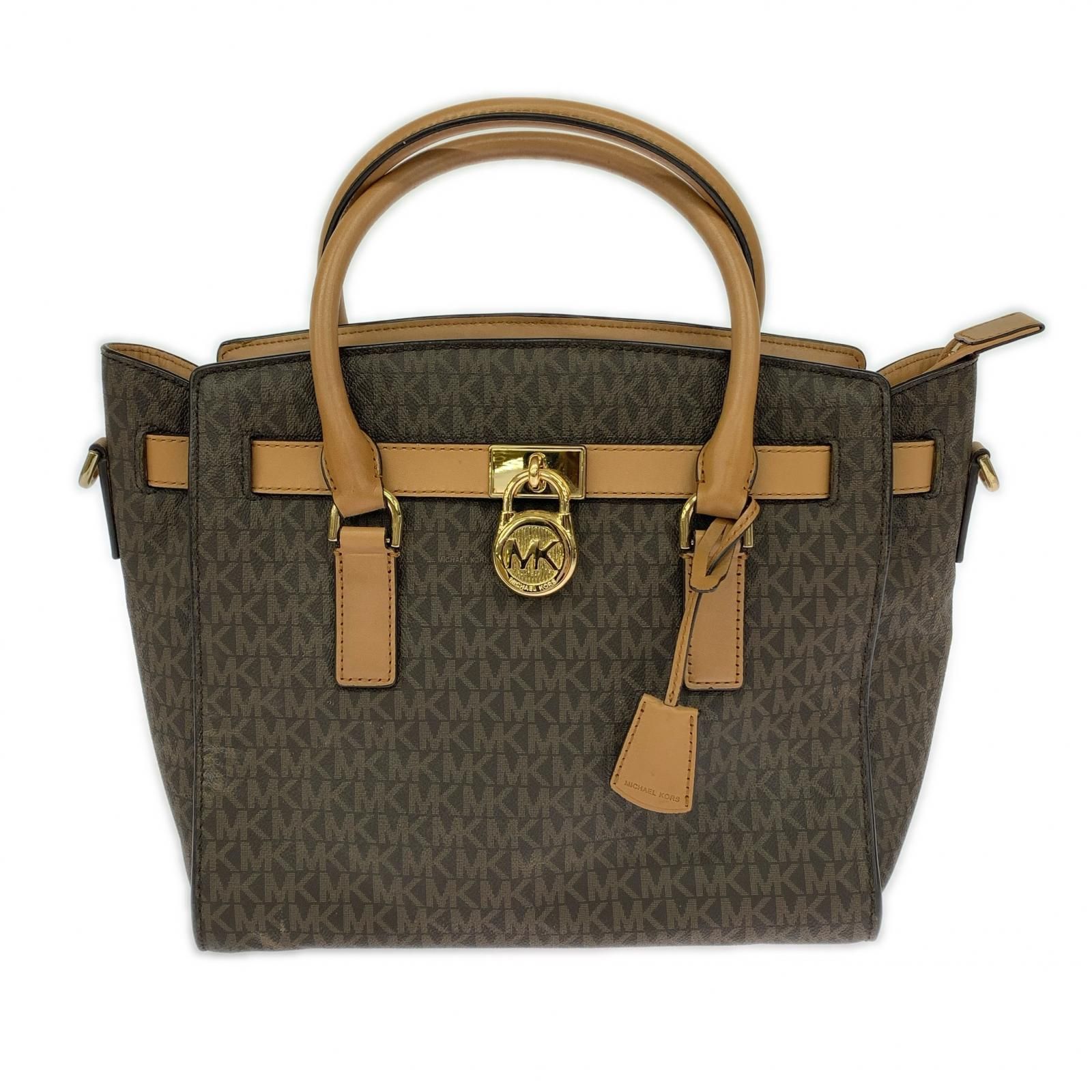 Michael Kors マイケルコース 2WAY MKシグネチャーロゴハンドバッグ 