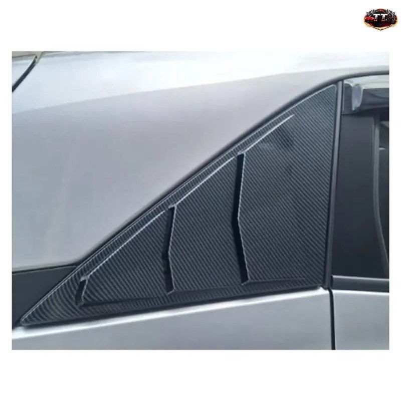 L08A-CAR エクステリア リア バック サイド ウィンドウ ルーバー カバー 2025 MITSUBISHI XFORCE OUTLANDER SPORT