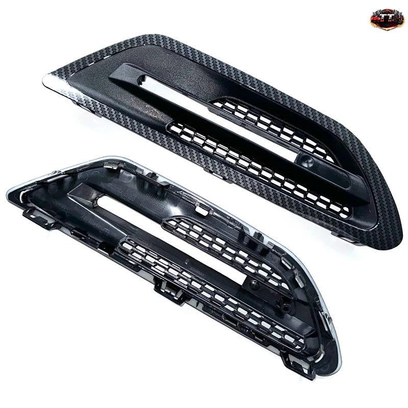 L08A-1ペア 車側フェンダーエアベントトリムカバー BMW F10セダン 5シリーズ M5 2011-2017 グリルアウトレットフレームパーツ A