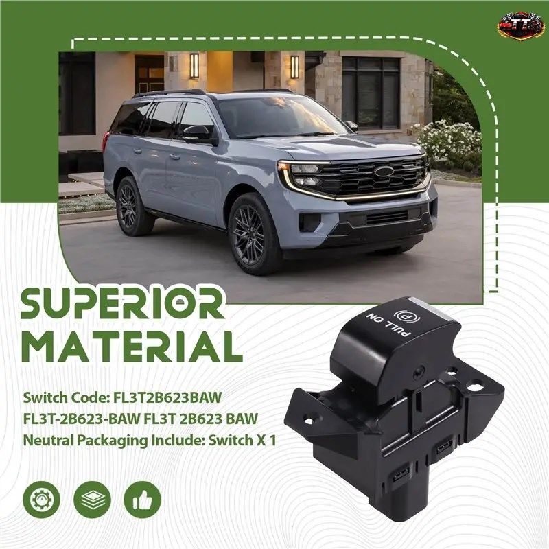 L08A-FL3T-2B623-BAW FP5T-2B623-AAW フォード エクスペディション F-150 リンカーン MKC MKZ MKX パーキングハンドブレーキスイッチボタン L08A-FL3T-2B623-BAW FP5T-2B623-AAW フォード エクスペディション F-150 リンカーン MKC MKZ MKX パーキングハンドブレーキスイッチボタン