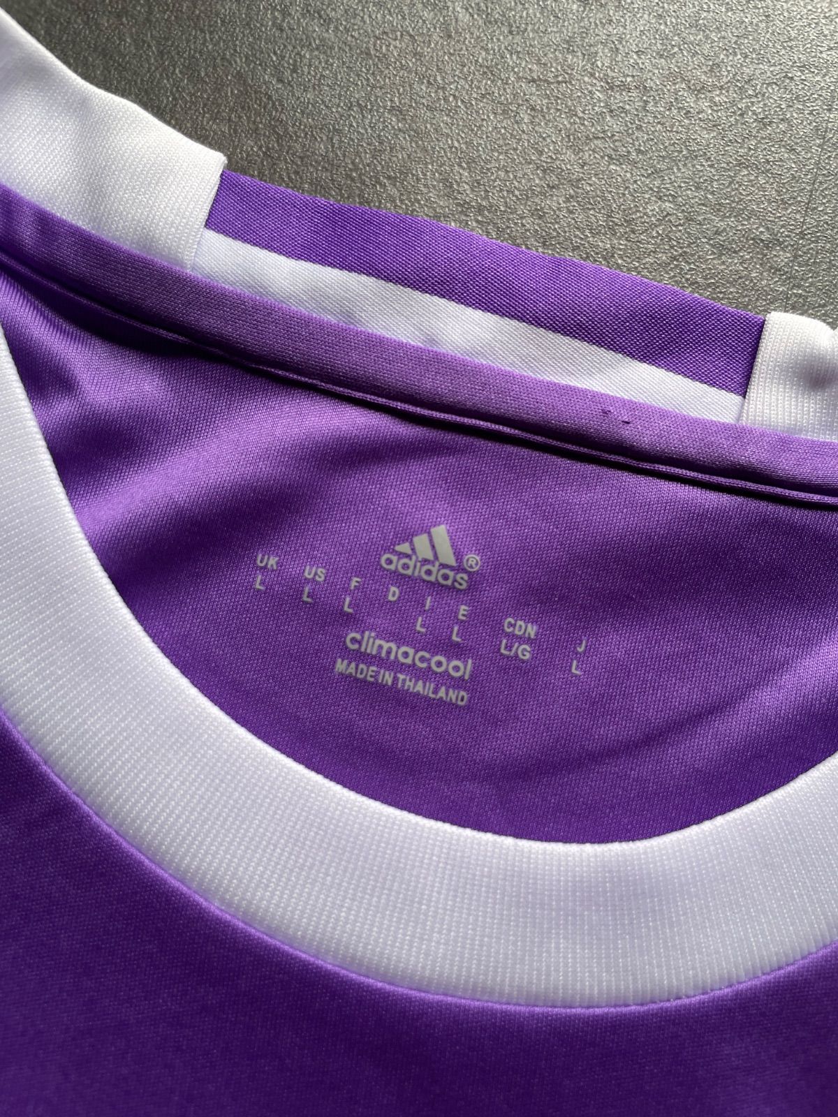 adidas Real Madrid レアルマドリード ユニフォーム L 紫