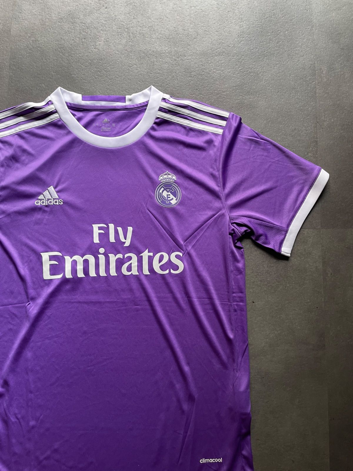 adidas Real Madrid レアルマドリード ユニフォーム L 紫