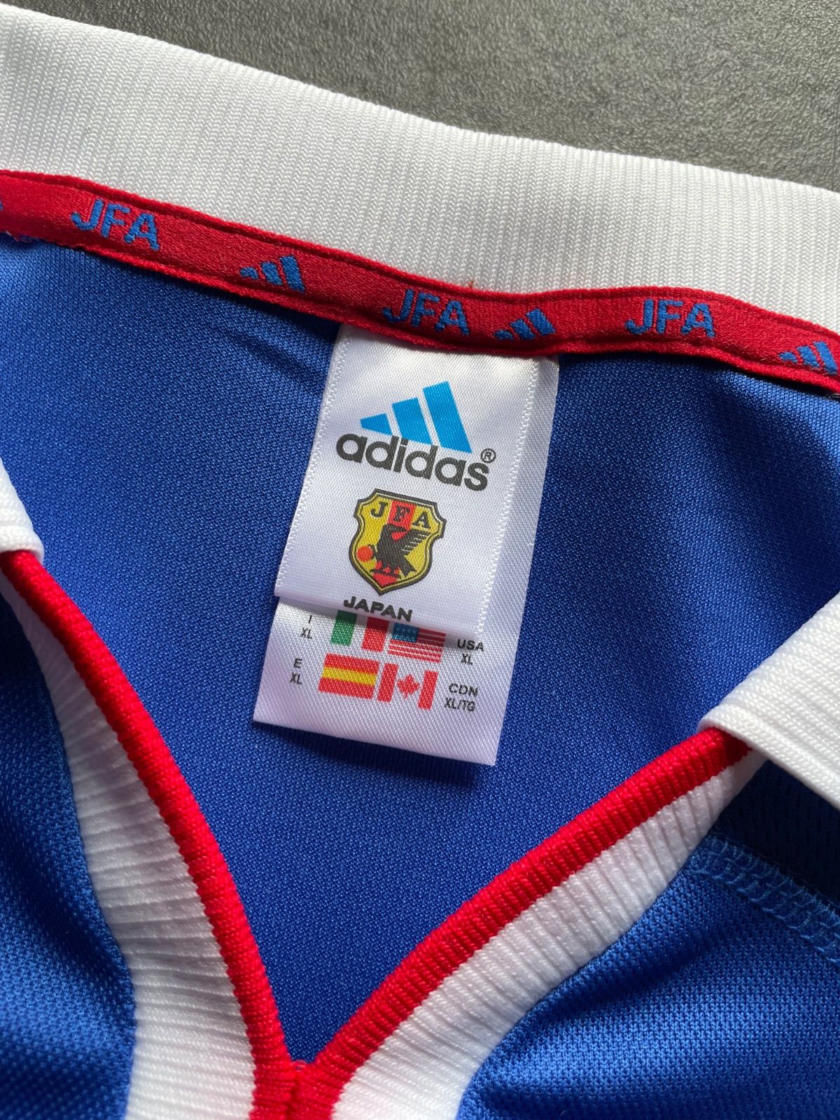 adidas 日本代表 JFA ユニフォーム サッカーシャツ ブルー XL adidas 日本代表 JFA ユニフォーム サッカーシャツ ブルー XL