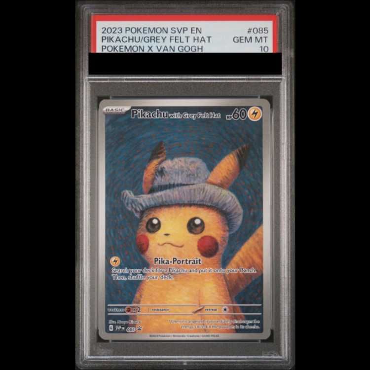 PSA10】 Pikachu with Grey Felt Hat 《ゴッホピカチュウ》 (プロモ