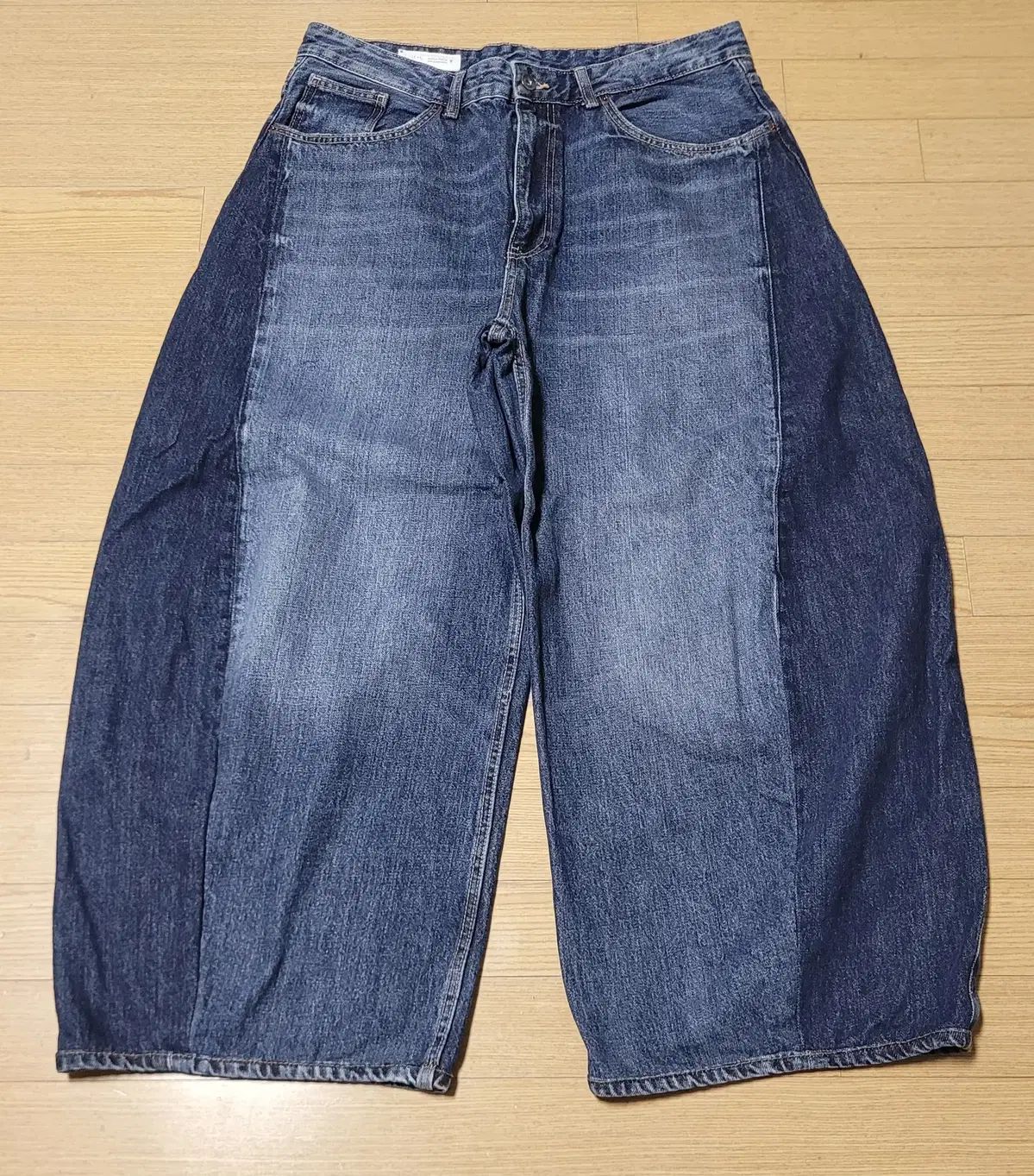 ZARA レディース ハイウエスト オーバーサイズ バルーン デニム 34