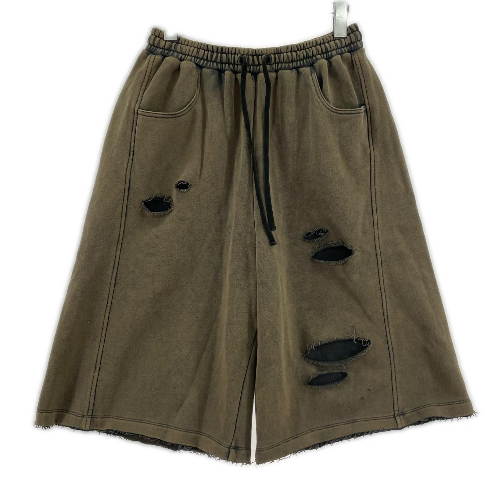 美品 MAISON SRECIAL メゾン スペシャル タグ付き ヴィンテージ加工 ハーフパンツ size38/ブラウン系
