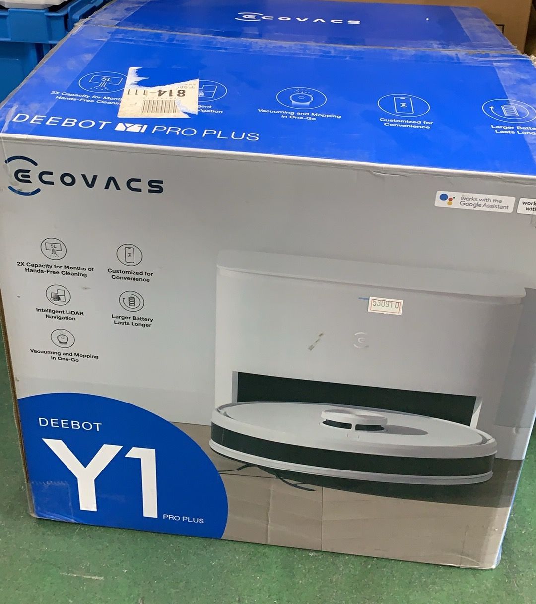 ECOVACS DEEBOT Y1 PRO PLUS ロボット掃除機--530910 - メルカリ