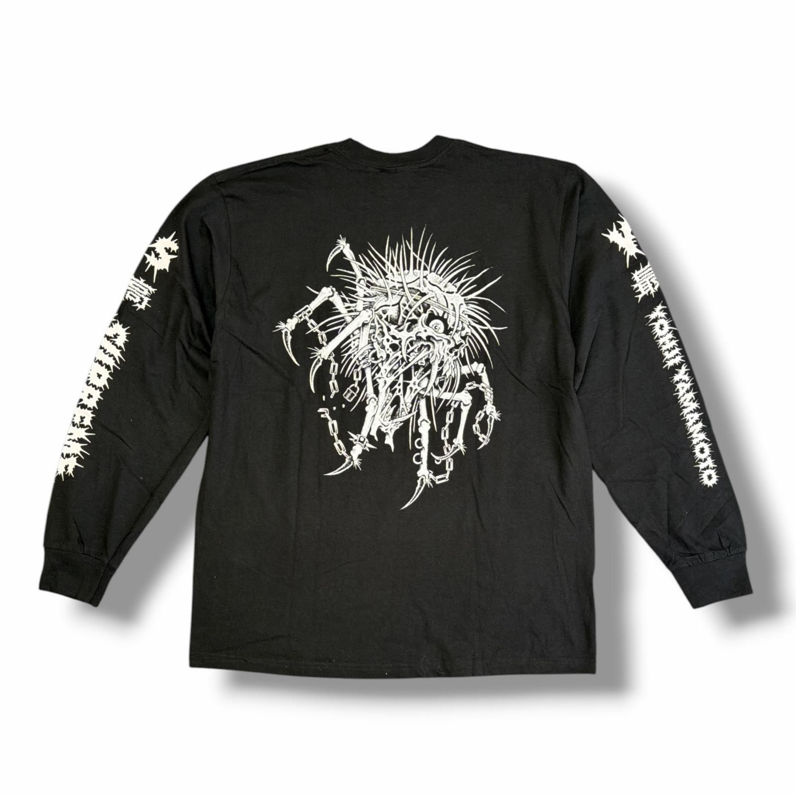 未使用 Supreme × Y's 25AW Y's by Yohji Yamamoto L/S Tee コラボカットソー 長袖Tシャツ シュプリーム × ワイズ ブラック L （6270M）