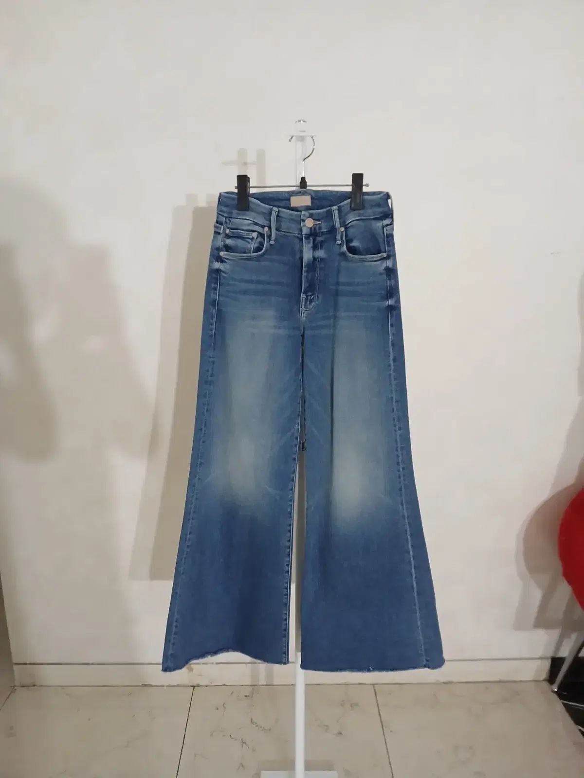 マザーブーツカット ワイド デニム パンツ