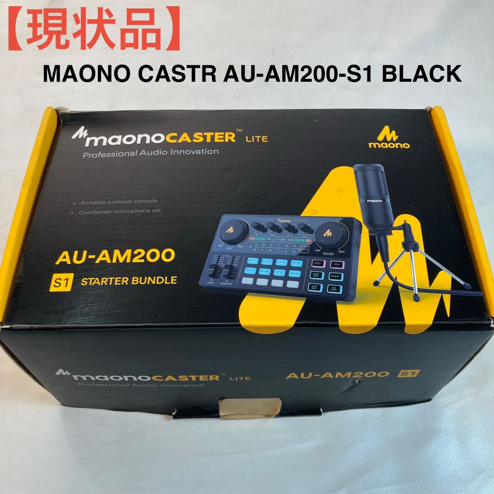 【現状品】MAONO CASTR AU-AM200-S1 BLACK