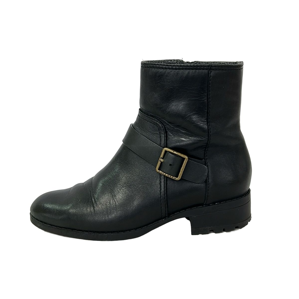 COLE HAAN(コールハーン) ショートブーツ 5 1/2 B レディース - 黒 レザー