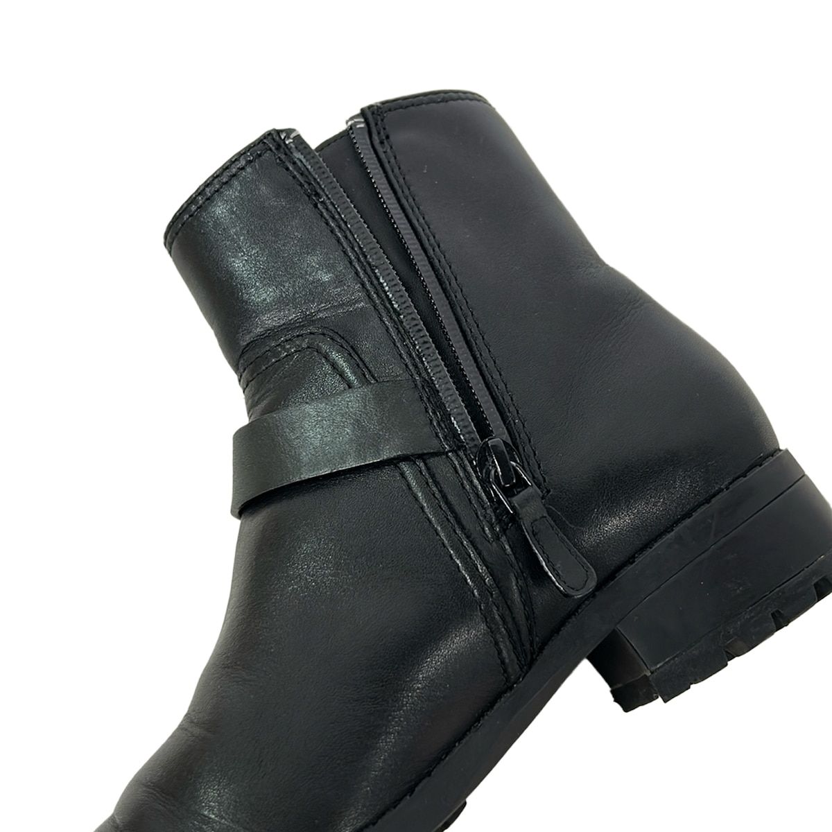 COLE HAAN(コールハーン) ショートブーツ 5 1/2 B レディース - 黒 レザー COLE HAAN(コールハーン) ショートブーツ 5 1/2 B レディース - 黒 レザー