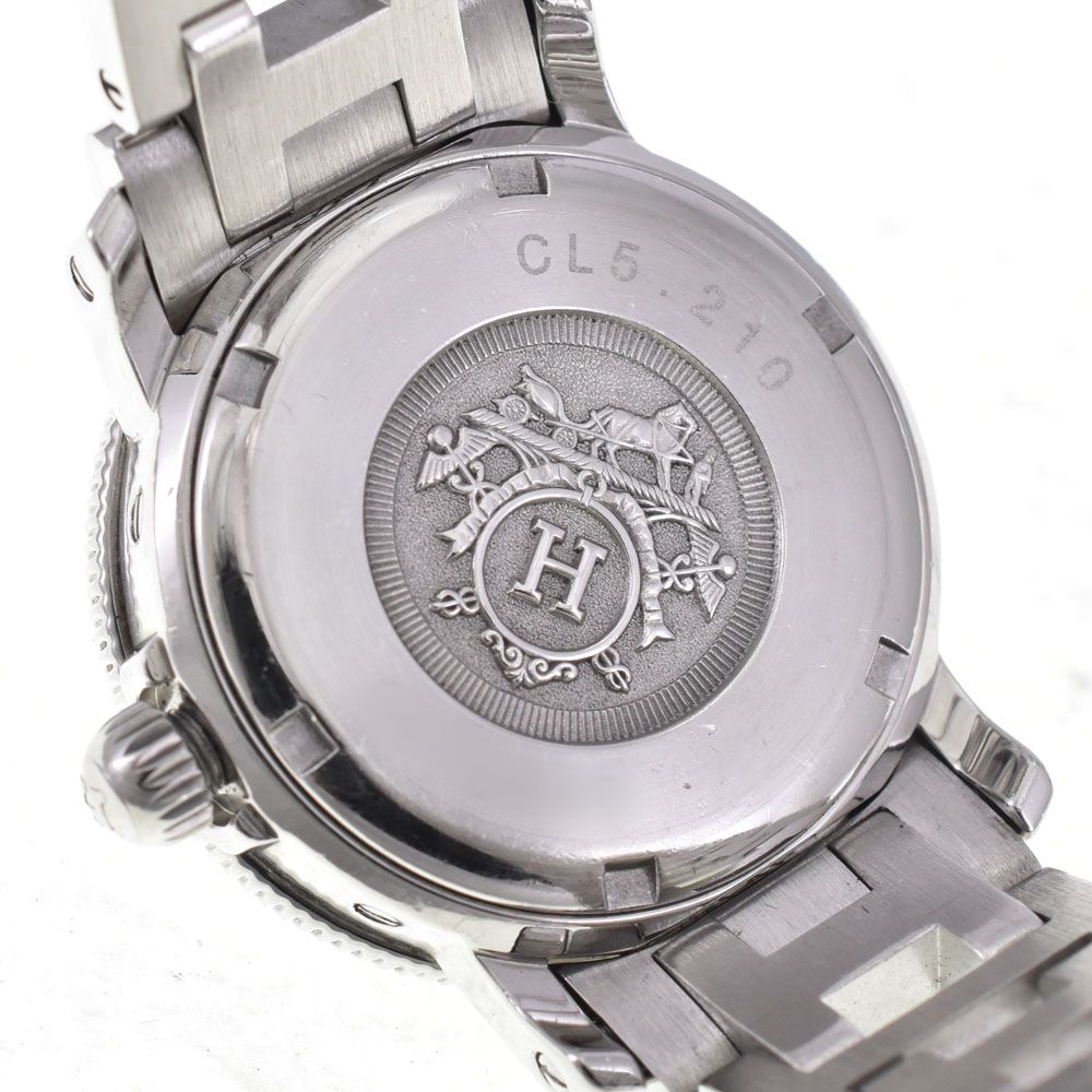 値下 エルメス HERMES CL5.210 クリッパーダイバー デイト クォーツ レディース □#144097 値下 エルメス HERMES CL5.210 クリッパーダイバー デイト クォーツ レディース □#144097