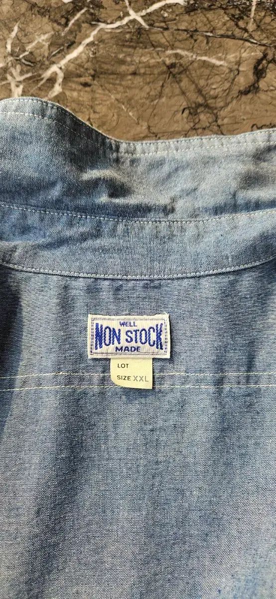 BRONSON ノンストック シャンブレー シャツ XXL BRONSON ノンストック シャンブレー シャツ XXL
