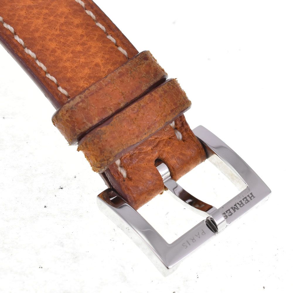 値下 エルメス HERMES BE1.110 ベルトウォッチ クォーツ レディース 良品 □#144410