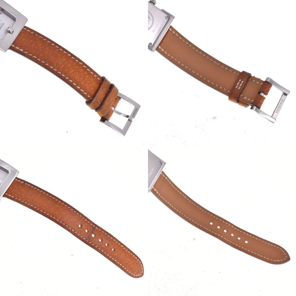 値下 エルメス HERMES BE1.110 ベルトウォッチ クォーツ レディース 良品 □#144410