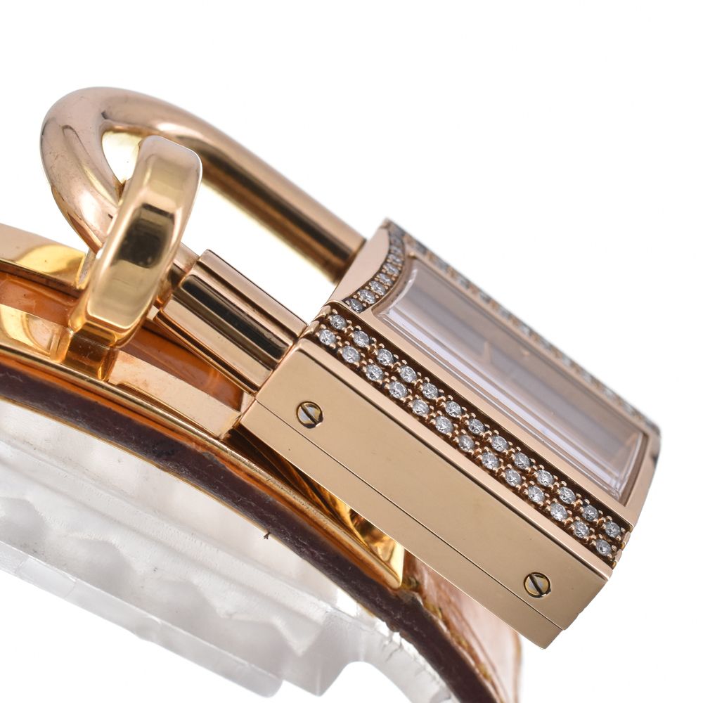 値下 エルメス HERMES ケリーウオッチ ダイヤモンド 20周年記念モデル クォーツ レディース 美品 □#144443 値下 エルメス HERMES ケリーウオッチ ダイヤモンド 20周年記念モデル クォーツ レディース 美品 □#144443